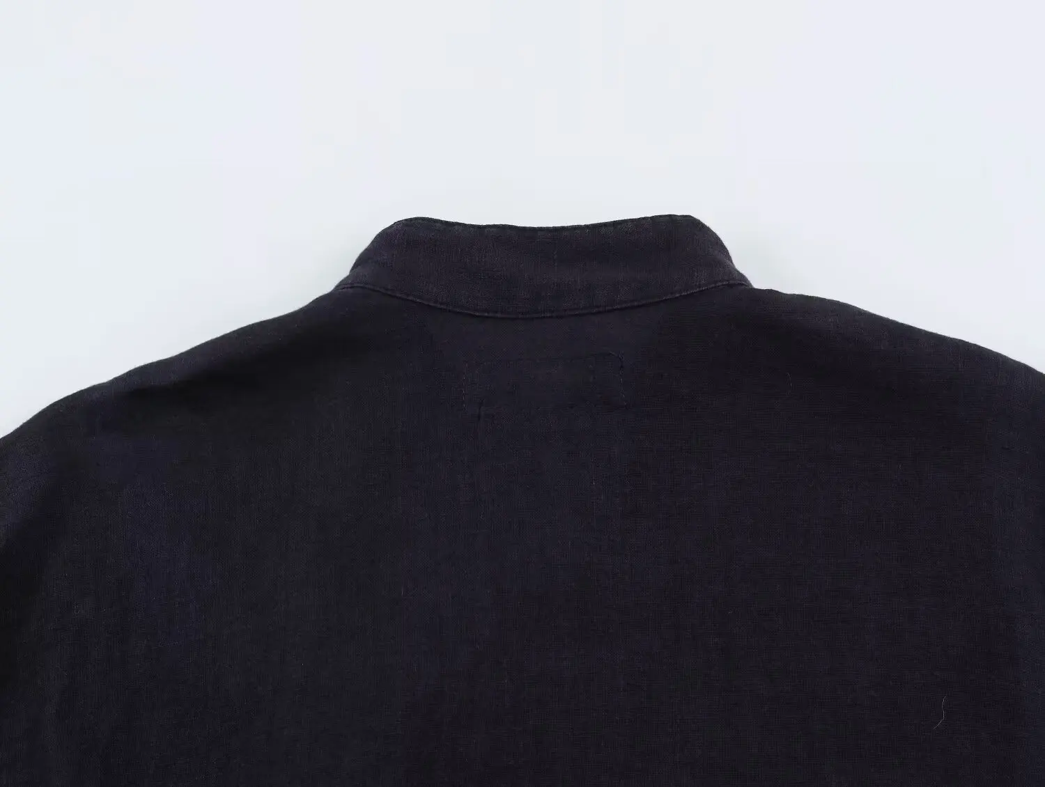 BSAY 2026 Herbst Neue Elegante Einfarbige Chinesische Bluse mit Stehkragen, Froschknöpfen, Seitlicher Schnürung, Langen Ärmeln, Locker Sitzendes Freizeithemd für Damen – Detail 11