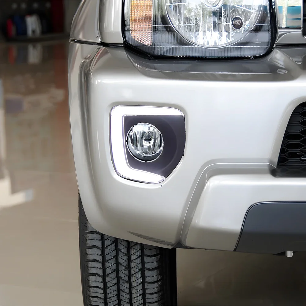 

For Suzuki Jimny 2012-2018 Front Bumper Upgrade High Quality LED Dynamic Daytime Running Light Assembly Tool Car Accessories