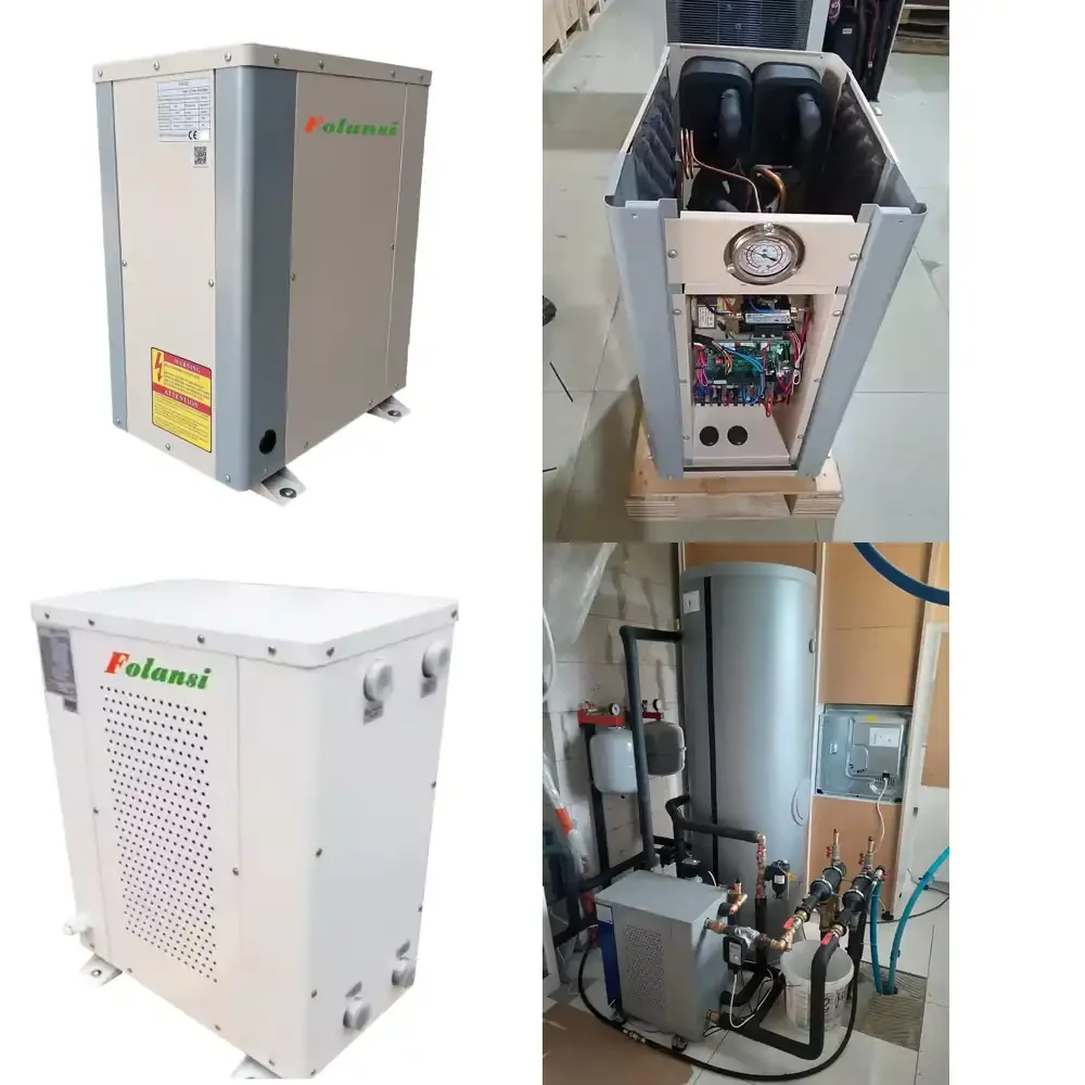 

Frans 7KW geothermal energy heat pump WiFi intelligent control efficient A + grade water to water system hotel home