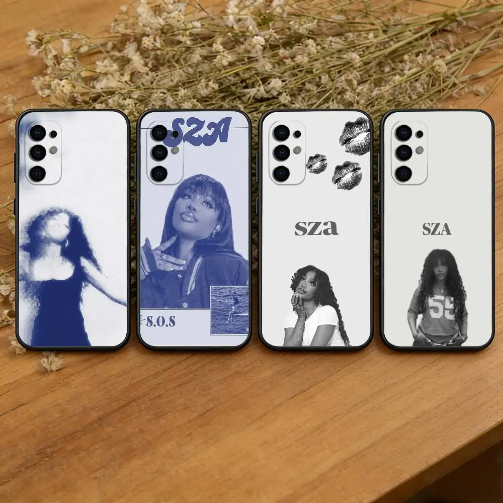 

Singer S-SZA lana Phone Case For Samsung S25,S24,S21,S22,S23,S30,Ultra,S20,Plus,Fe,Soft Silicone Black Cover