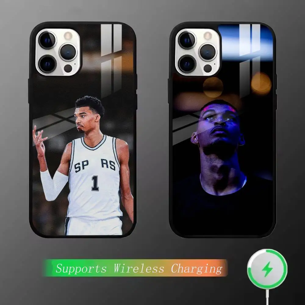 

Victor Wembanyama-Alien Wemby Phone Case For iPhone15,16,17,14,13,12,11 Plus,Pro Magnetic For Wireless Charging