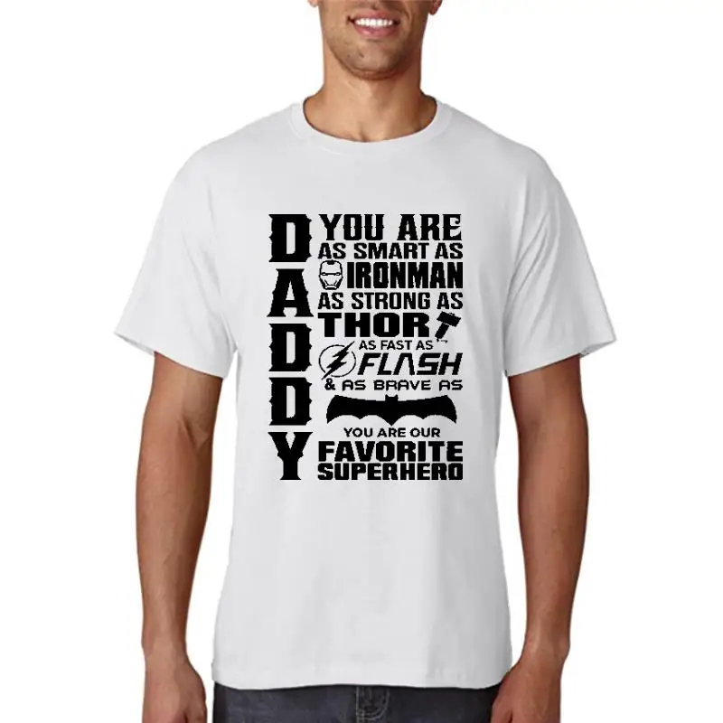 Doddy Superhero T Shirt Fothers Doy Birthdoy Gift Comiseto Horojuku Top Shirt