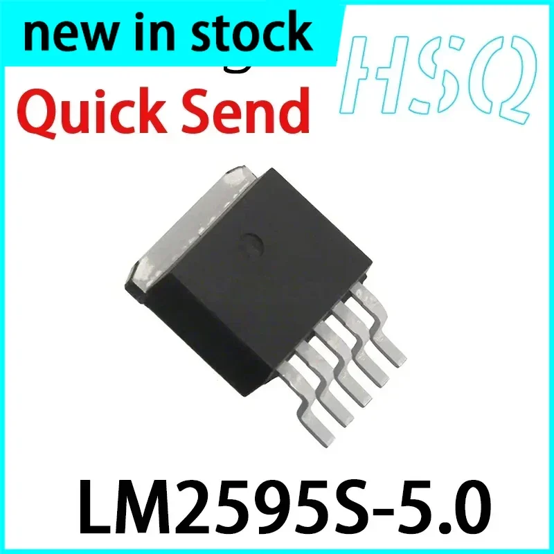 2PCS LM2595S-5.0 LM2595S TO-263 Switch Regulator Patch Regulator IC Voltage Reducing Regulator