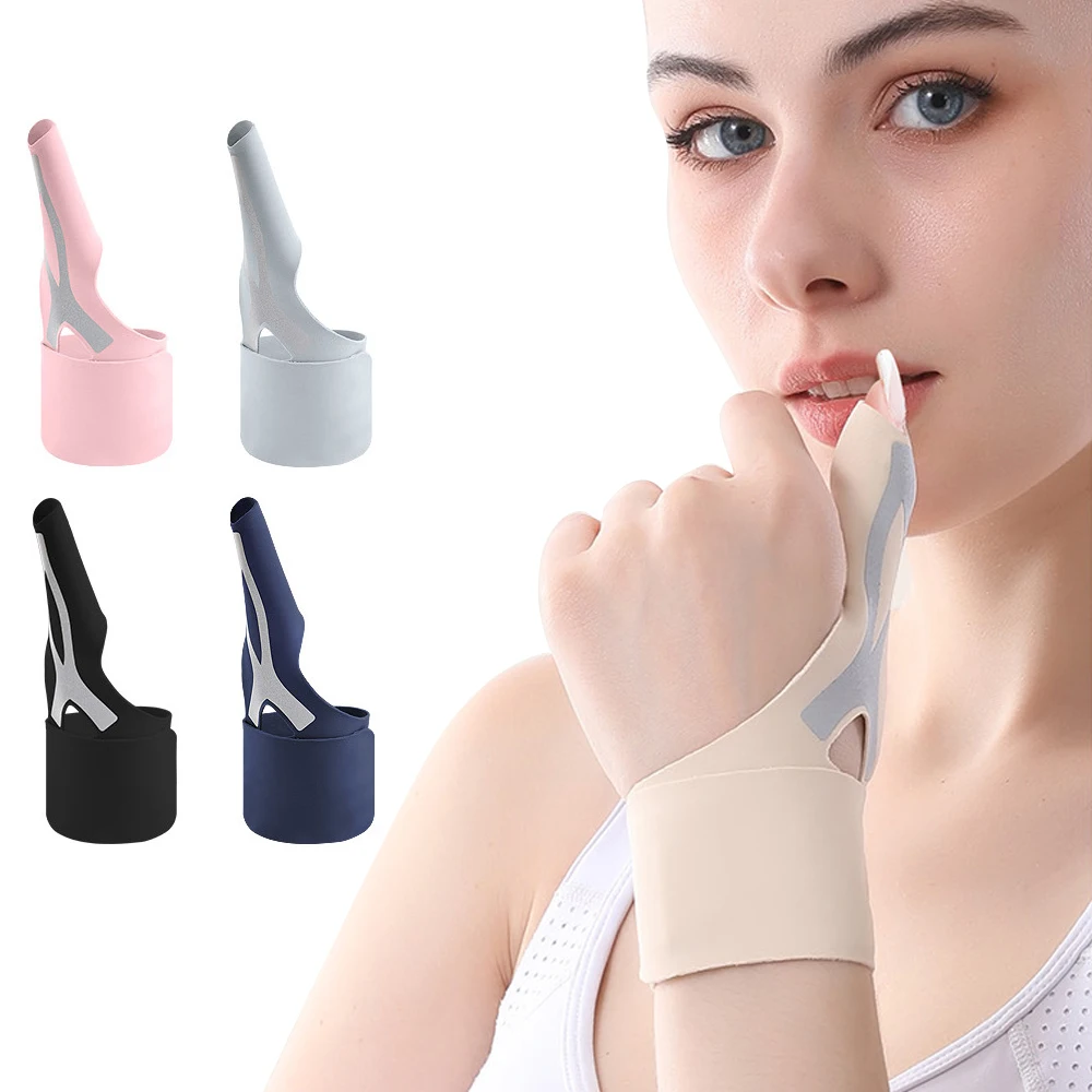 2PCS Thumb Wrist Brace Compression Sleeve, Elastic Protector Support Glove for Arthritis Pain Relief, Tendonitis, Sports