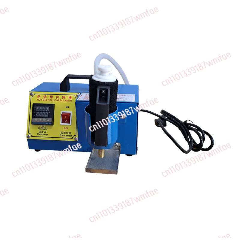 

High Efficiency Semi-Automatic Hot Melt Coating and Adhesive Gluing Machine with Push-Type Dispenser for Leather Hand-held Use