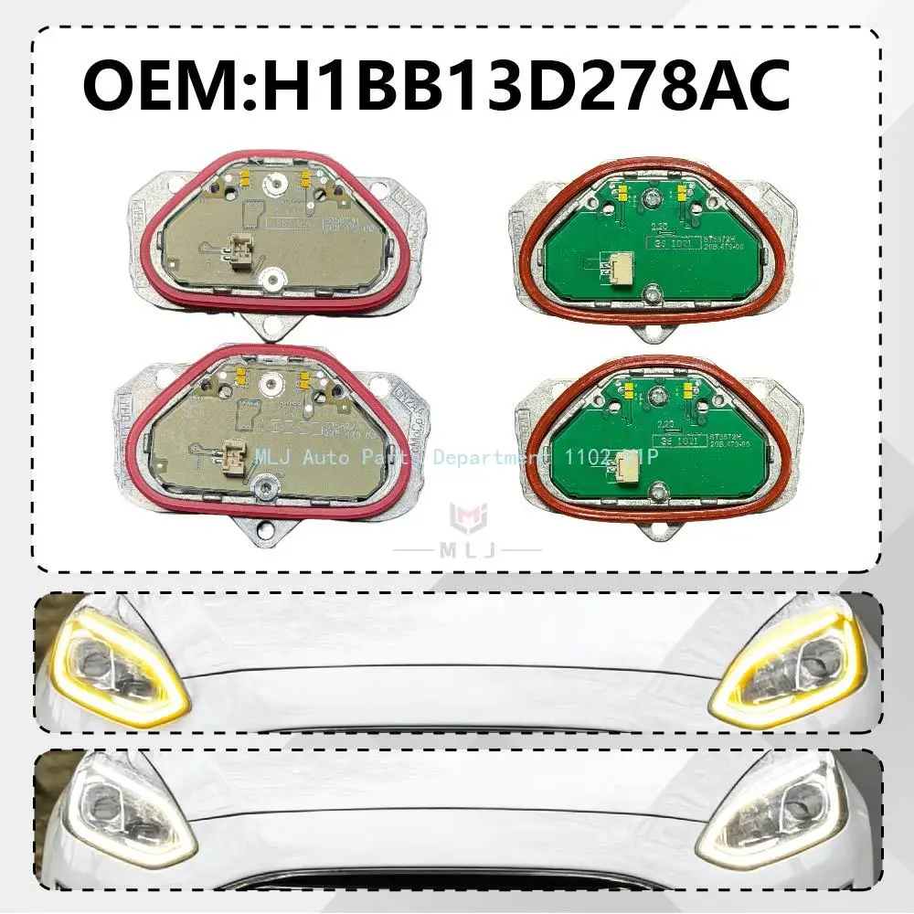 

For Ford Focus PUMA LED Headlight Daytime Running Light Module Source Driver Yellow/White Ballast Module OEM H1BB13D278AC