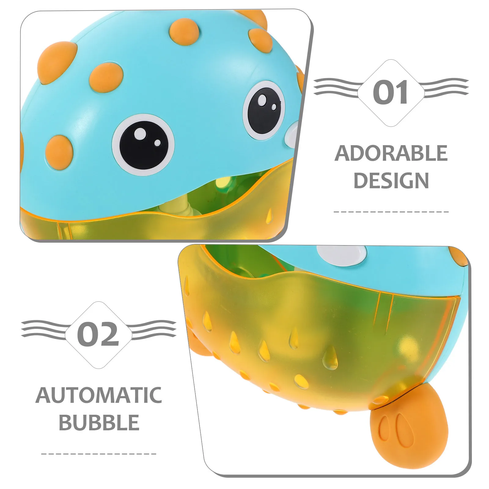 Baño de peces automático de burbujas para niños con ducha, bañera de agua, juego de baño para hacer burbujas