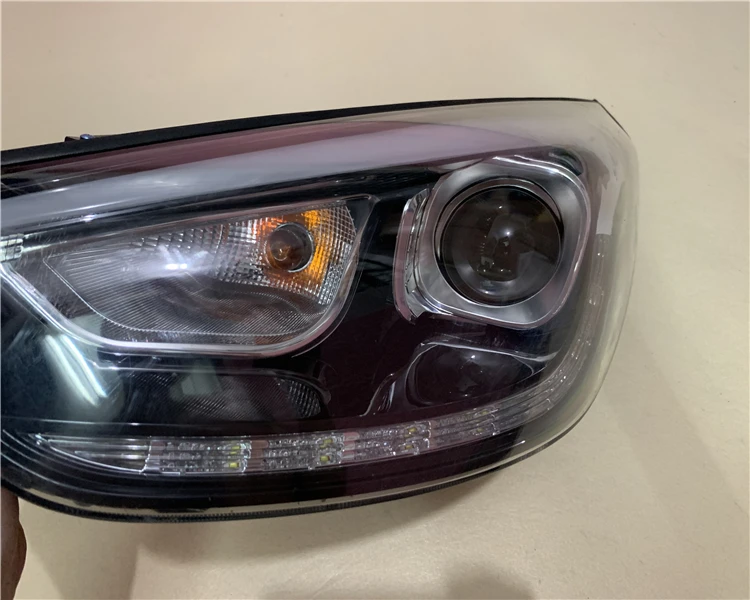 1pcs Car Bumper Headlamp For Hyundai Tucson IX35 Headlight 2013~2015y Car Accessories Tucson IX35 Fog Light