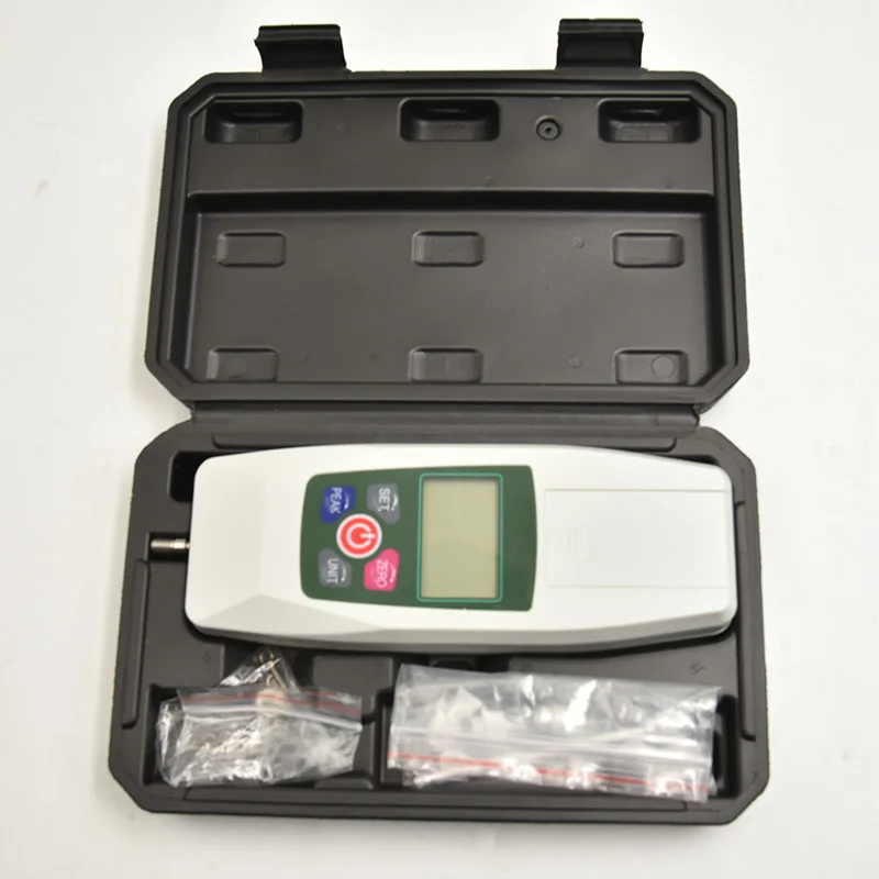 مقياس قوة صغير KF-50 مقياس القوة الرقمية اختبار السحب متر 4 وحدات قياس N كجم رطل أوقية التلقائي الخلفية الجرس إنذار #4