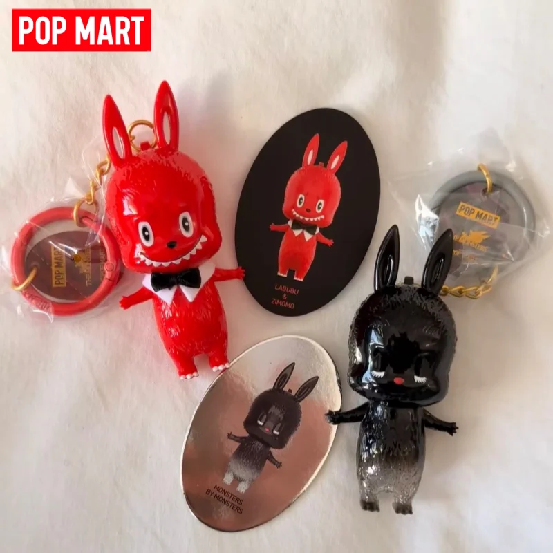 

POPMART THE MONSTERS Labubu 10th Anniversary Series Blind Box Keychain Collectible Figures Cartoon Dolls For Figure Lovers Gift