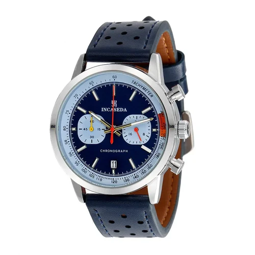 Imagen 2 del producto INCASEDA, nuevo reloj con código de sincronización, reloj de cuarzo con movimiento multifuncional para hombre, reloj redondo de cuarzo deportivo de marca de lujo a la moda