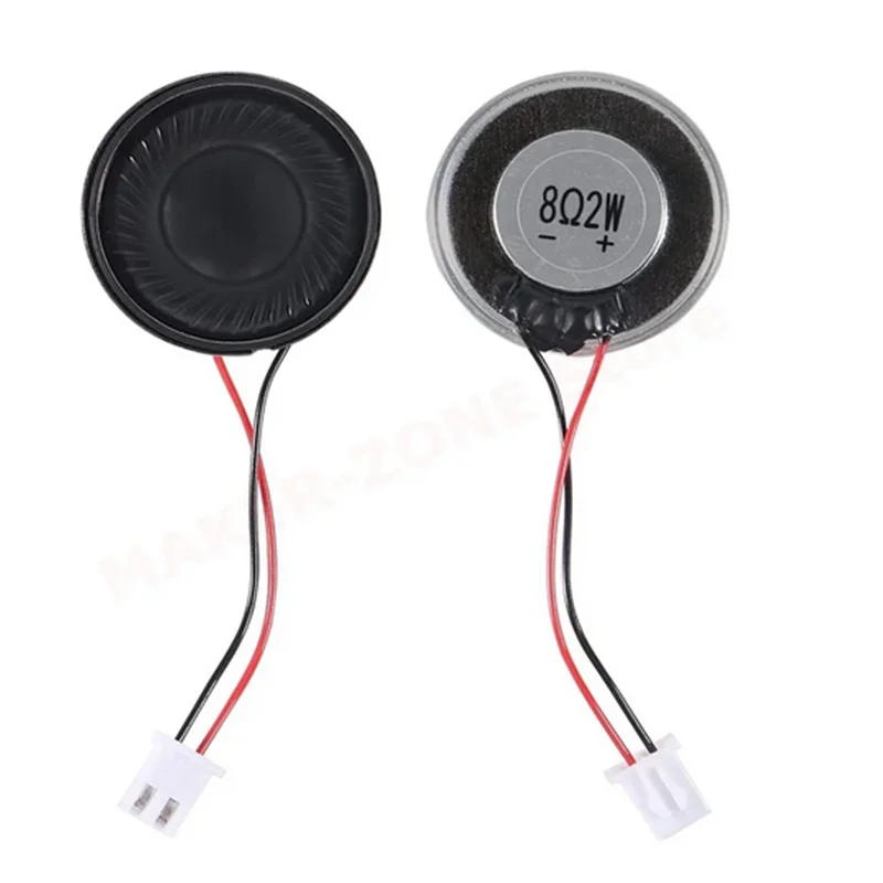 1/5/8Pcs 8 Ohm 2W Speaker 8ohm Round 28mm Loud Speakers Compatible with Small Loudspeaker Audio MP3 MP4 Player Speaker