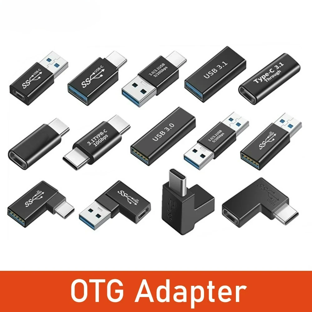 Universal OTG Type C Adapter USB C Male to USB-A Male Female Converter for Macbook Huawei Samsung Note Ipad Connector