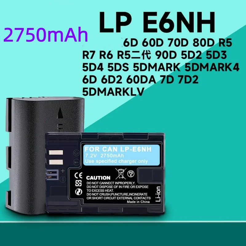 2750Mah LP-E6NH Lp …
