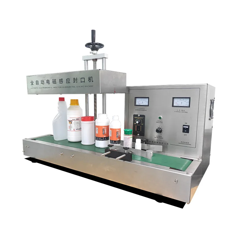 

DW-2200 Automatic Continuous Sealer Electromagnetic Induction Sealing mahine Aluminum Foil Bottle Cap Sealer 220V