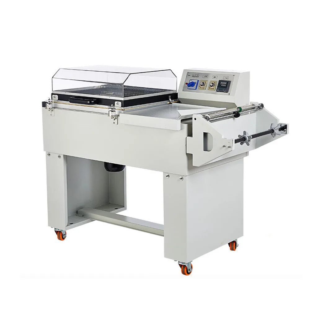 2 In 1 Egg Tray Box Book L Type Shrink Tunnel PVC PET Film Sealing Wrapping Packaging Machine L Sealer