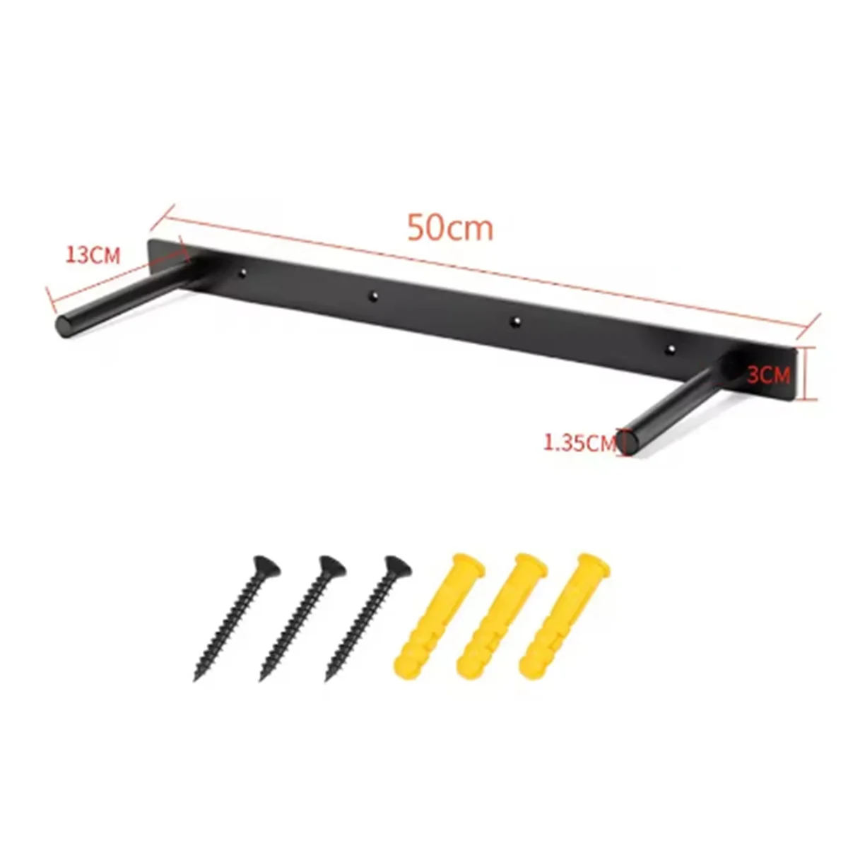 

SEMOIC Европейская и американская настенная доска Скрытая опорная рама для глухих отверстий Металлическая настенная плавающая полка