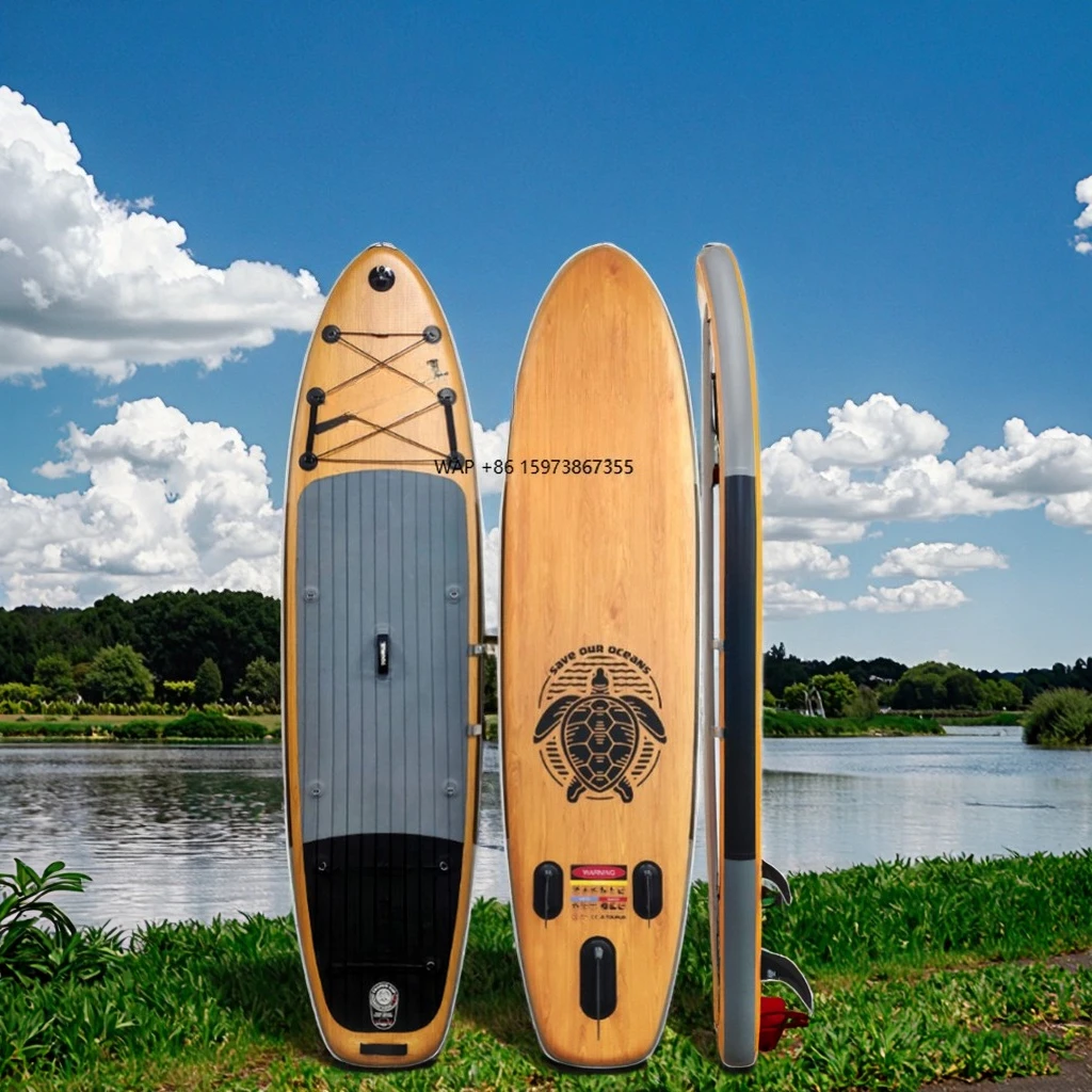

Wholesale Inflatable Stand-Up Paddleboard with Drop Stitch Material Chinese Factory's Ocean Waters Paddling Drive Accessory