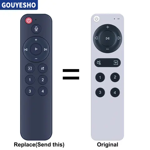 For WiiM Mini Pro Plus AirPlay 2 Receiver Audio Streamer Voice Remote Control