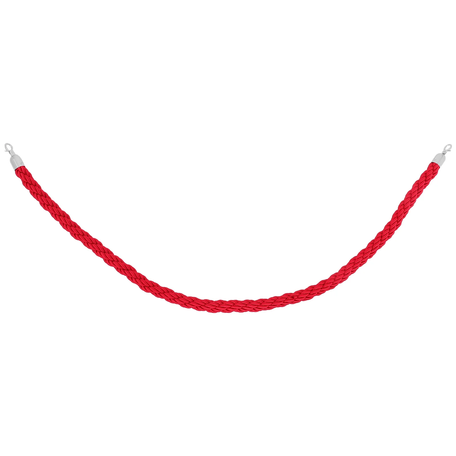 1.5M Queue Barrier Rope Braided Safety Stanchion Replacement Crowd Control Divider For Events Theaters Hotels Airports -