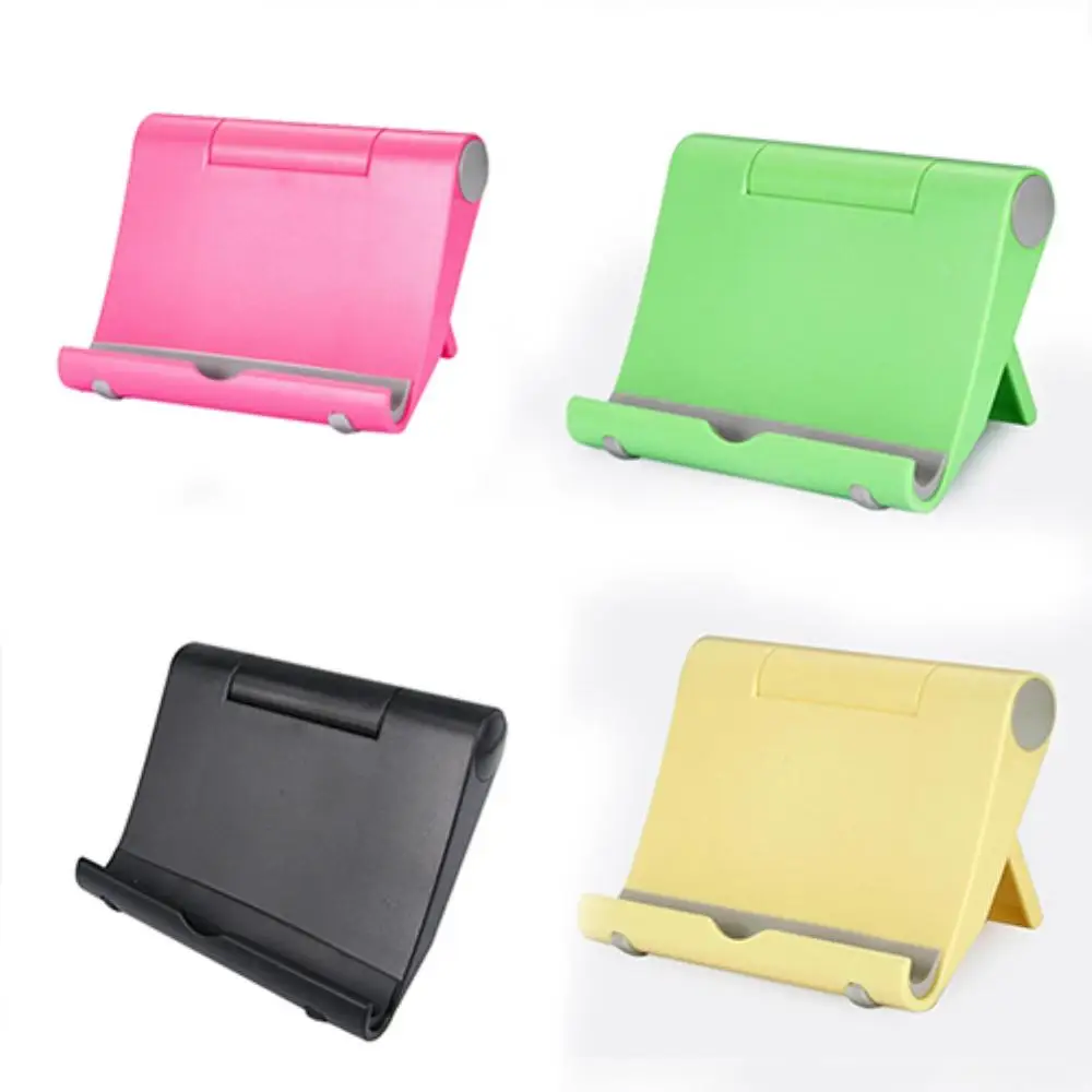 Tablet Desktop Stand Foldable Mobile Phone Desktop Stand Adjustable Multi Angle Rotate Stand For Mobile Tablet