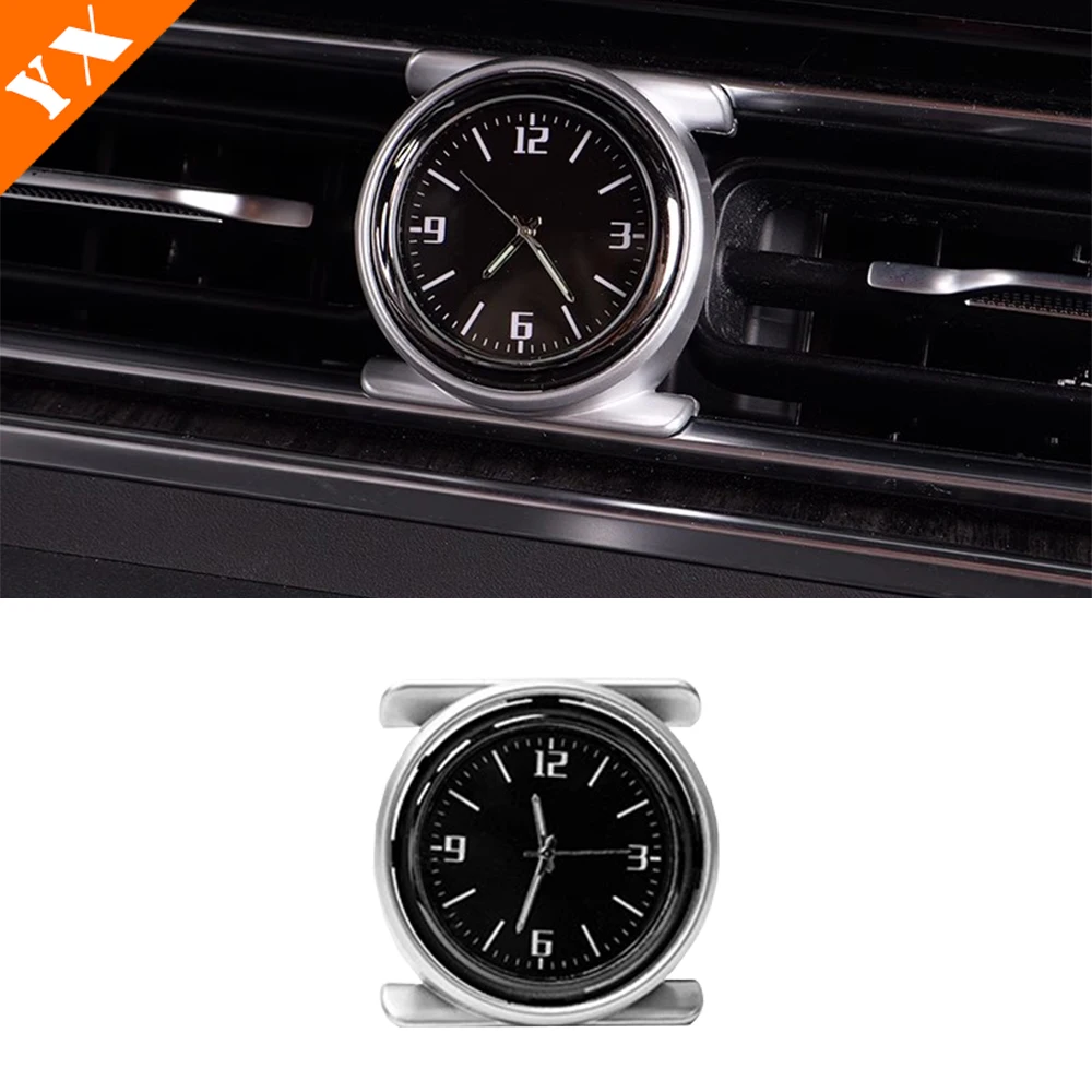 

For AITO M9 Accessories 2024 2025 Car Air Outlet Car Clock Luxury Watch Quartz Strap With Dual Flashing Buttons