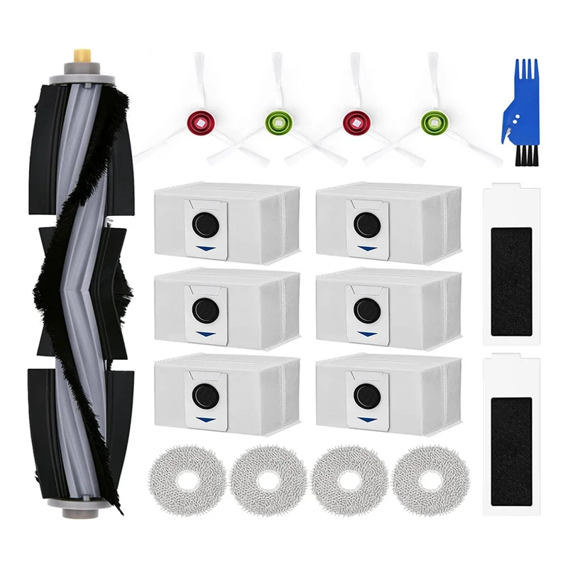 A006-For Ecovacs Deebot T20E OMNI/T20 OMNI، أكياس الغبار المضادة للبكتيريا، قطع غيار المكنسة الكهربائية الروبوتية