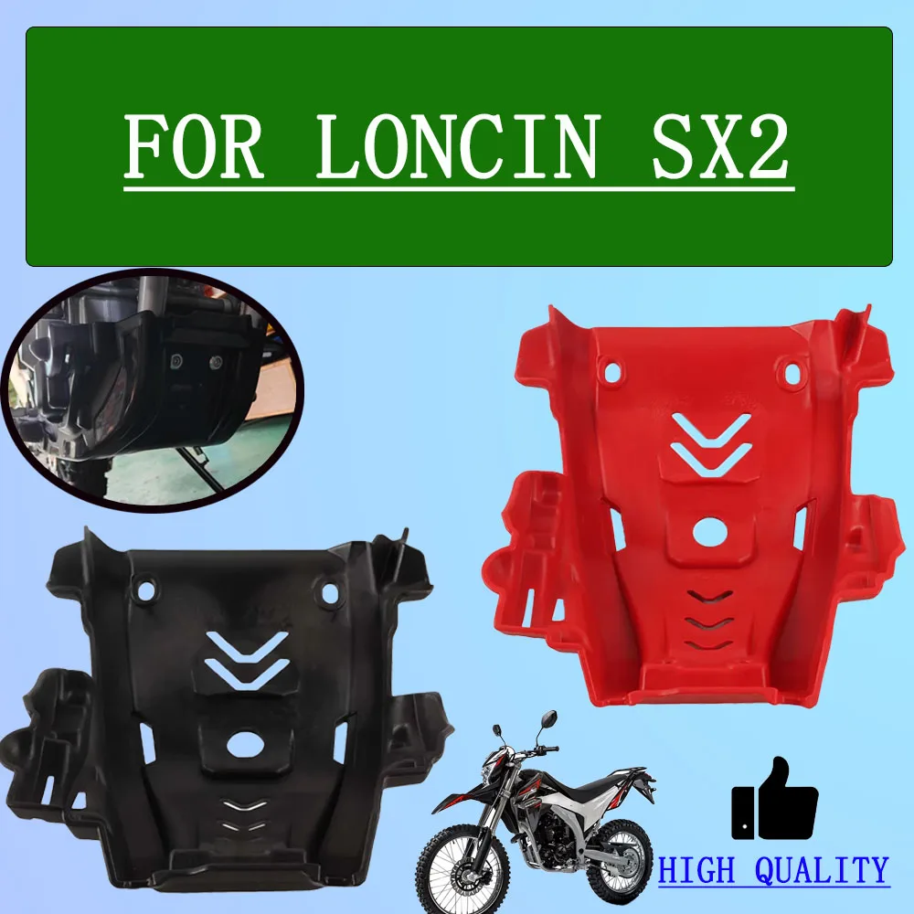 

Motorcycle Accessories Under Engine Protection Cover Base Bash Plate Chassis Guard Skid Plate Belly Pan Protector For Loncin SX2