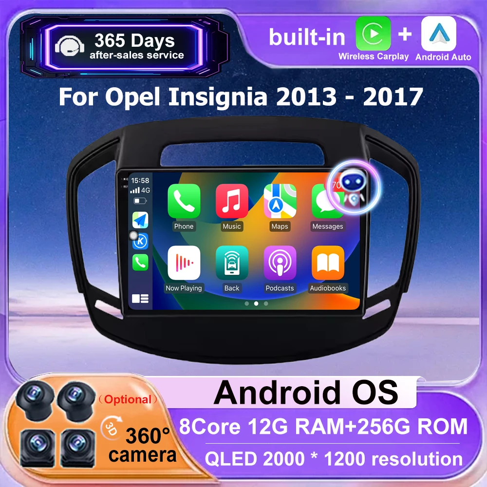 

Android 16 Auto For Opel Insignia 2013 2014 2015 2016 2017 Car Radio Multimedia Player GPS Navigation Tools Wireless Carplay DSP