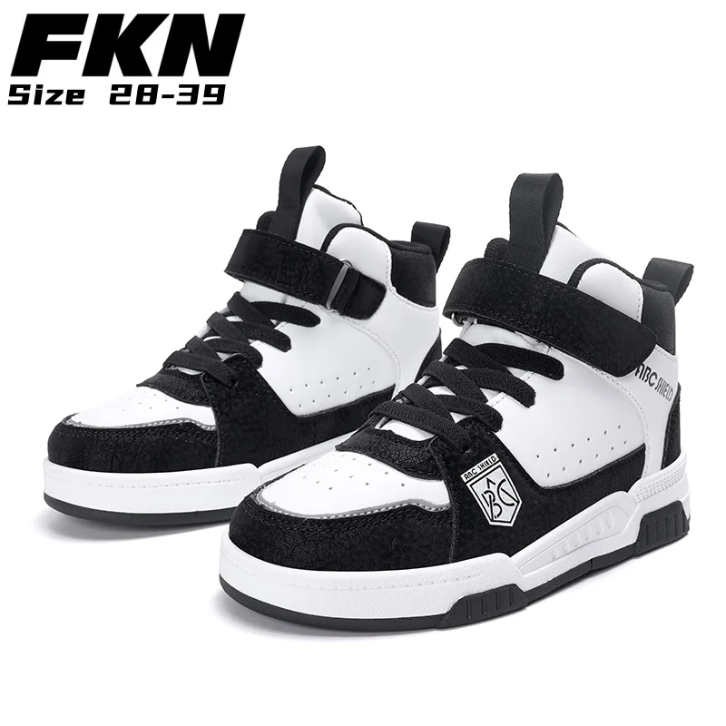 

Fashion children's shoes casual shoes high-top boys and girls sports shoes non-slip sports shoes children walking flat shoes 39