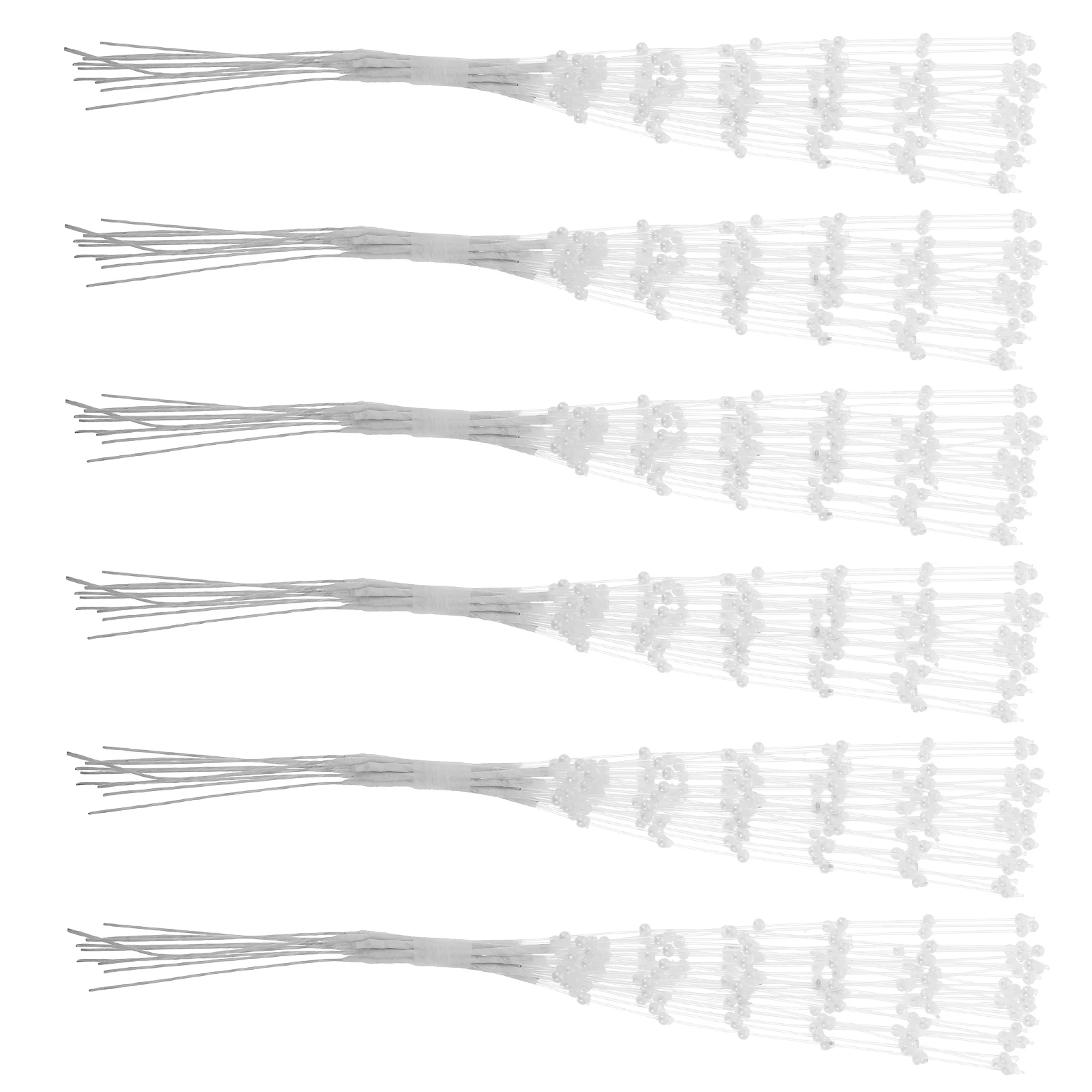 

100 Pcs Plastic Pearl Sticks Bridal Bouquet Material Wedding Party Supplies Decor Artificial Pearls Lifelike Durability DIY