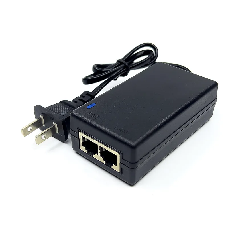 1PCS 100Mbps Passive POE Injector 12V2A/15V1A/24V1A/48V0.5A Output For POE Cam POE Adapter For IP Camera AP image 2
