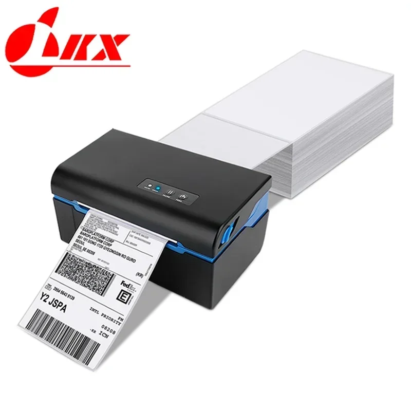 LKX 4x6 Thermal Labels for Shipping Label Printer 500PCS White Mailing Labels 4x6 Direct Thermal Labels for Phomemo Printer