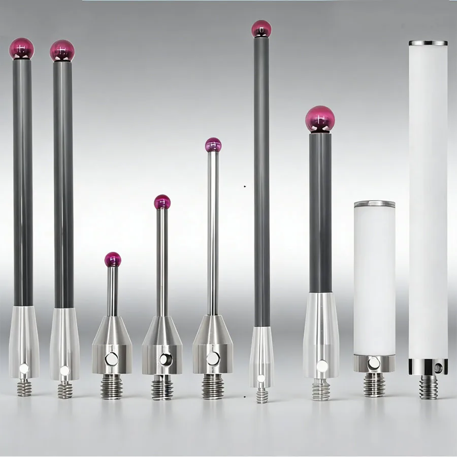 

Three dimensional probe, three coordinate measuring needle, ruby CNC bed probe, carbon fiber measuring needle, thread M4