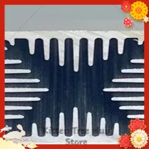 High-power air-cooled radiator profile 40*40*100 / 150mm electronic triode heat sink wind tunnel heatsink customization radiator