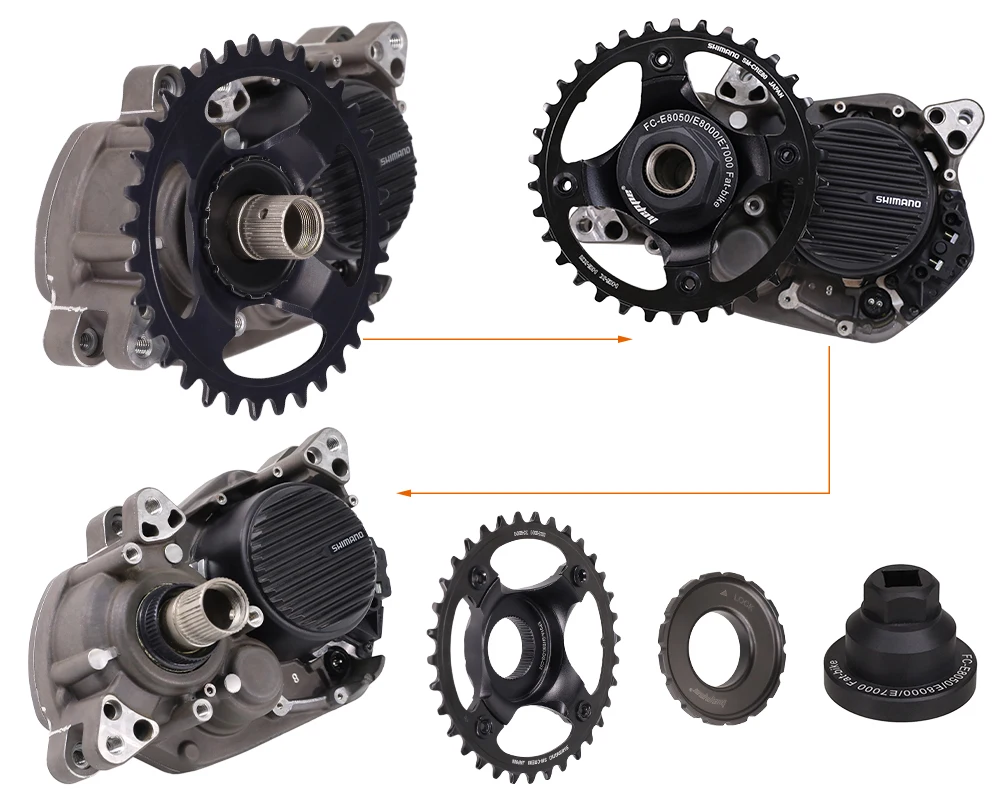 HEPPE E-Bike Motor-Sicherungsring Montage- und Demontagewerkzeug für Shimano E6100 E7000 E8000 E8050 EP8 Motor – Detail 16
