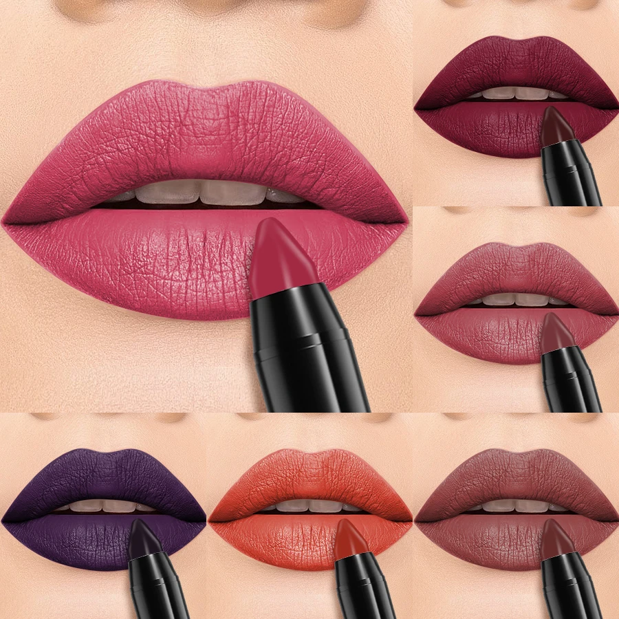 1PC 15 colori Nude Velet Matte Rossetto Penna Impermeabile di Lunga Durata Rosso Rosa Lip Liner Penna Trucco Coreano Lip Tint Lip Smalto