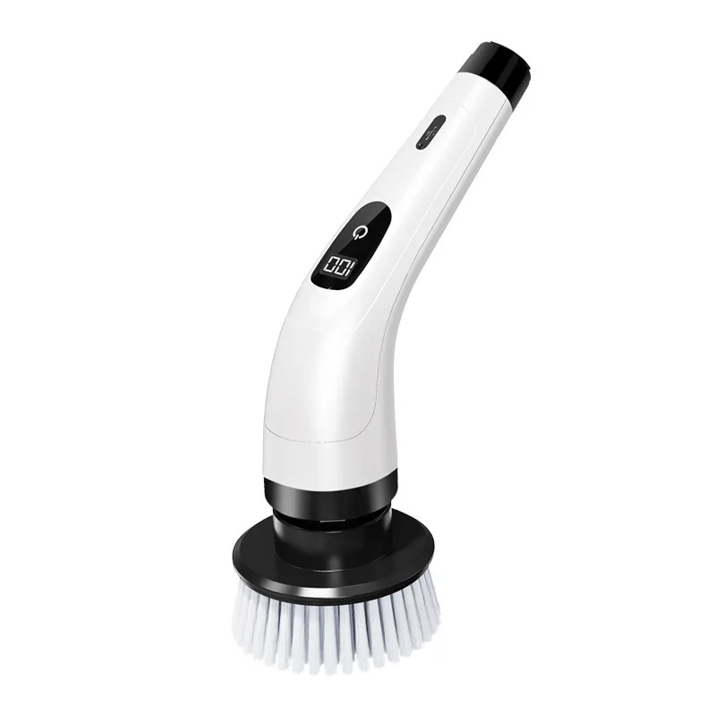 Handheld Electric Scrubber, Multi-Function Cleaning Brush, Extendable Floor Cleaning Tool, Kitchen & Bathroom Brush