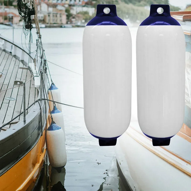 2pcs Boat Inflatable Bumper Fender Marine Bumper Fender Anti-crash Buoy Yacht Docking Mooring Shield Protection