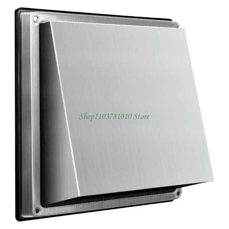 U55D Wall Air Vent Extract Valves Grille Ducting Cover Stainless Steel Air Vent Grille Square Air Outlet Wall Air Vent Outlet