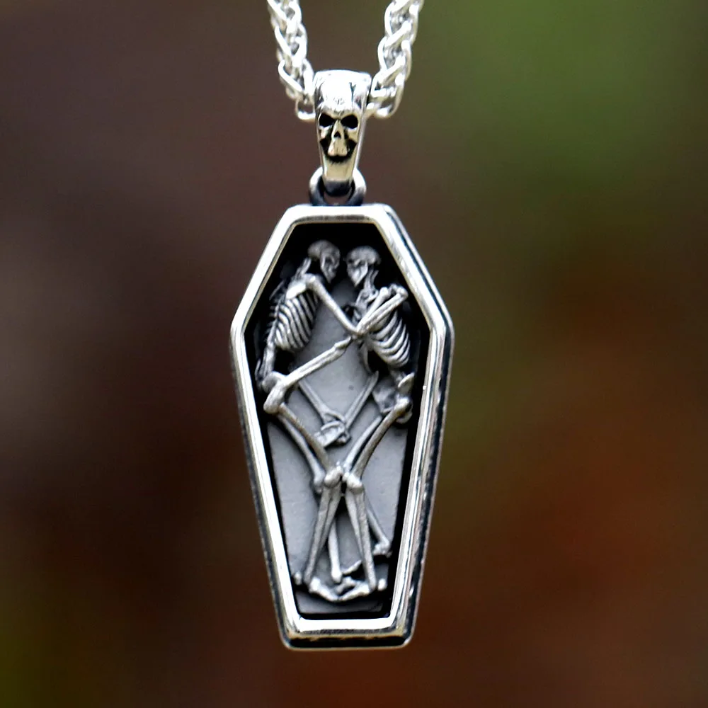 2023 new 3D Ancient black Pendant Biker Punk Collection Skull Neckalce For Man Jewelry for hip hop gift  free shipping