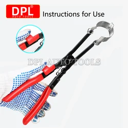 Car Exhaust Pipe C Clamp Removal Plier Spreading Plier Retrofit Demolition Plier Auto Special Repair Tool