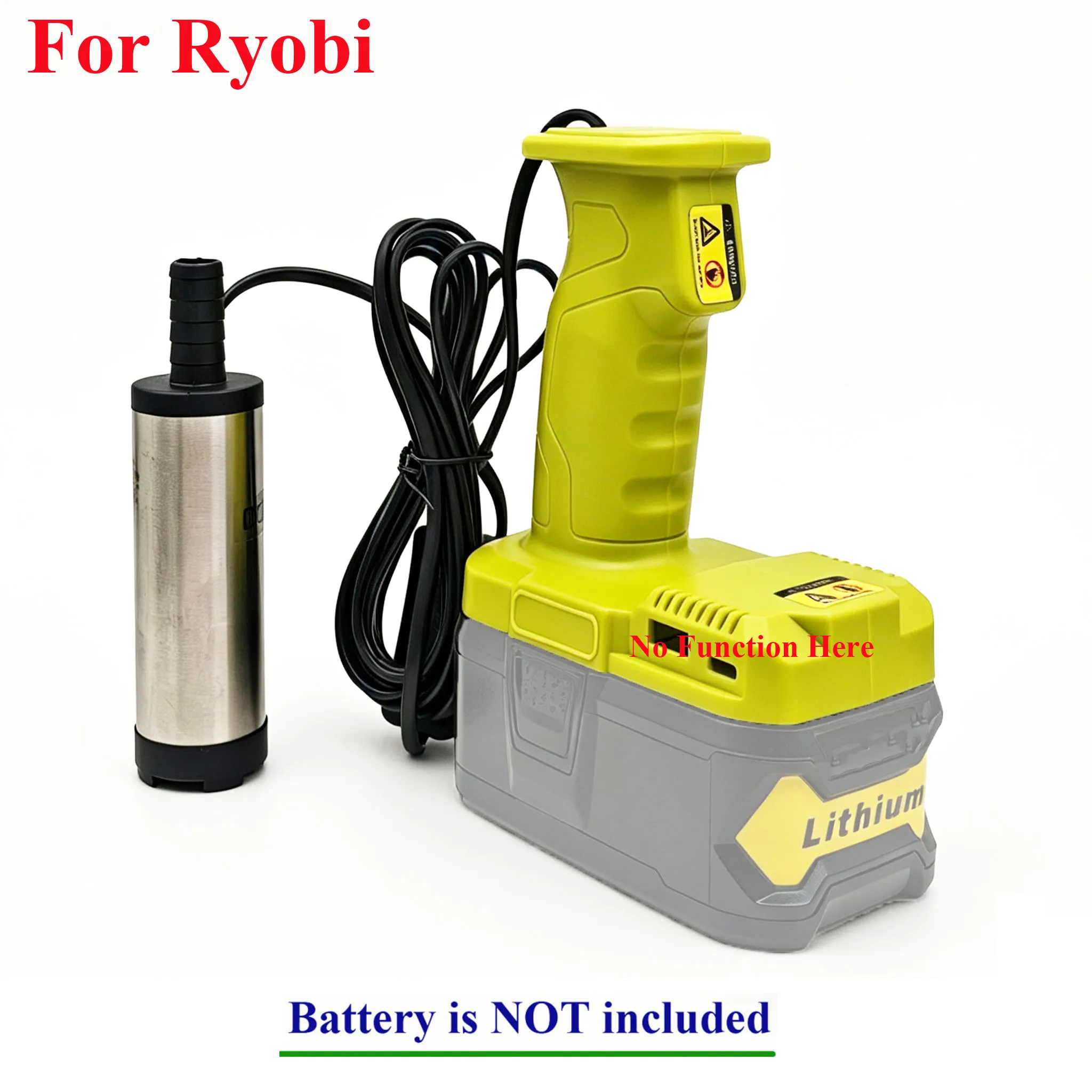 Auto-Öl-Diesel-Tauchpumpe für Makita 18V Lithium-Akkus, zum Pumpen von Wasser, kompatibel mit Ryobi, DeWalt, Milwaukee und Bosch. – Detail 36