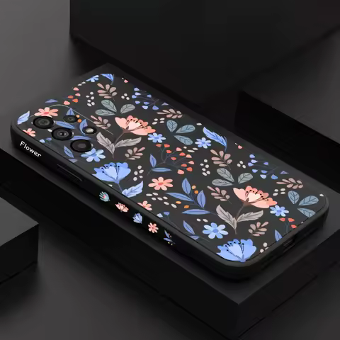 Fragrant Flowers Phone Case For Samsung Galaxy A73 A53 A33 A23 A13 A03 A72 A52 A52S A32 A22 A12 A71 A51 A31 A21S 4G 5G Cover