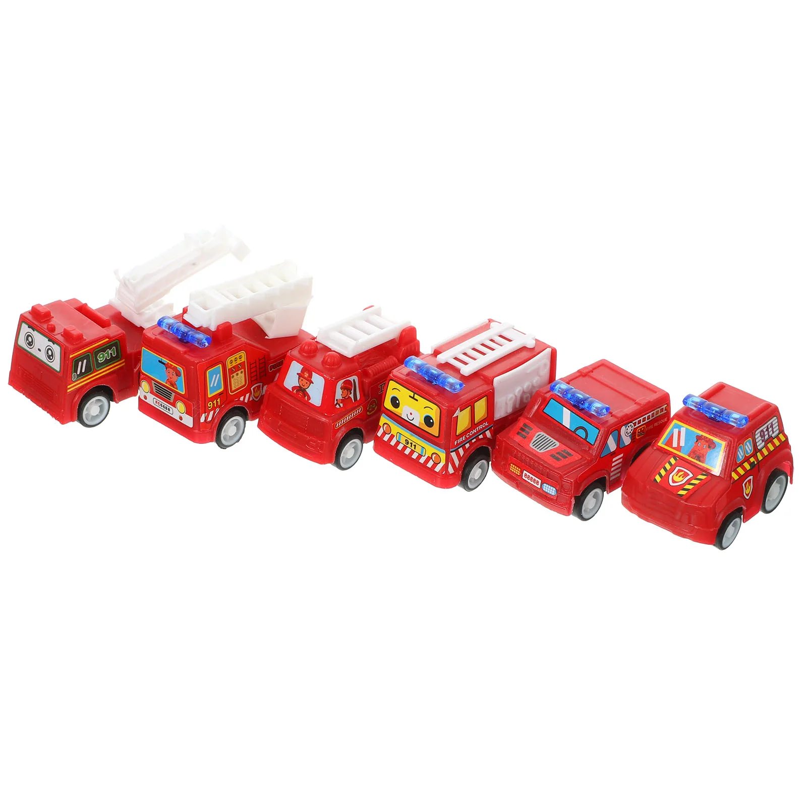 6 pçs dos desenhos animados das crianças mini inércia pull-back conjunto saco de brinquedo presente brinquedos criativos (peças de veículo de engenharia) carros criança