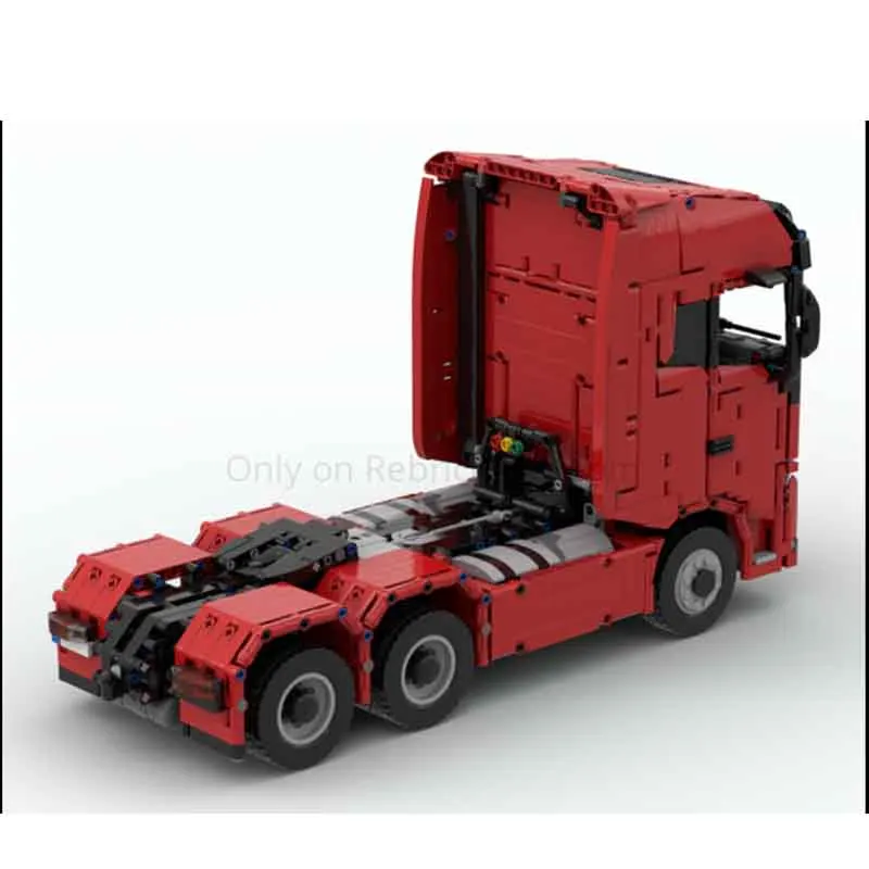 MOC-221782 Camion da trasporto FH16-750 Camion 6X4 Building Block Modello 2636 Parti MOC Creativo Ragazzo Bambini Compleanno Building Block Giocattoli