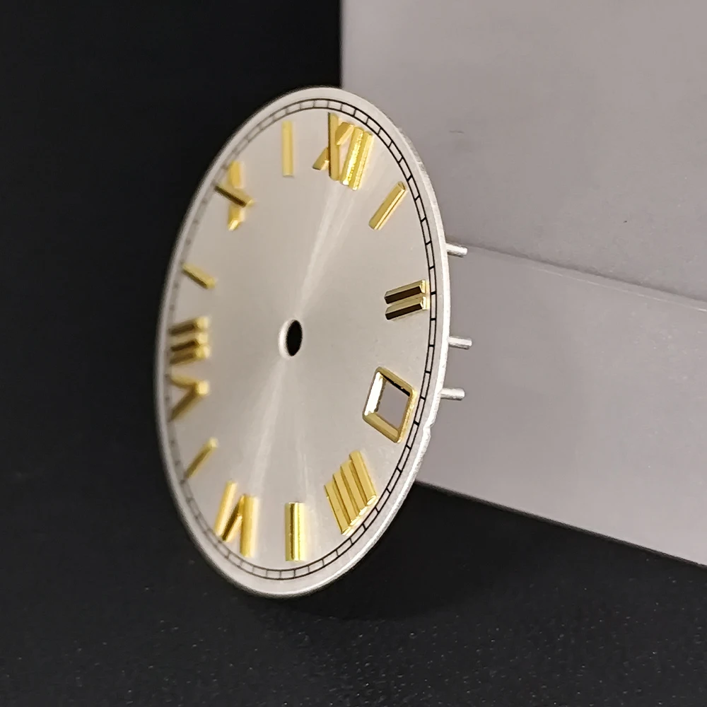 28.5 Diameter Date Watch Dial Luminous Dial Suitable for NH35/NH36 Movement Accessories Watch Parts Sterile Dial