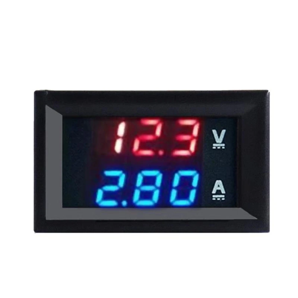 100V 10A Voltmeter Ammeter Blue + Red LED Amp Dual Digital Volt Meter Gauge High Quality DC