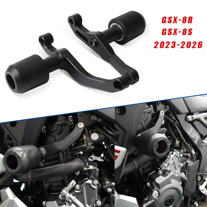 For GSX-8R GSX-8S GSX 8 S R GSX8R 2023-2026 Motorcycle Falling Protection Frame Slider Fairing Guard Crash Pad Protector