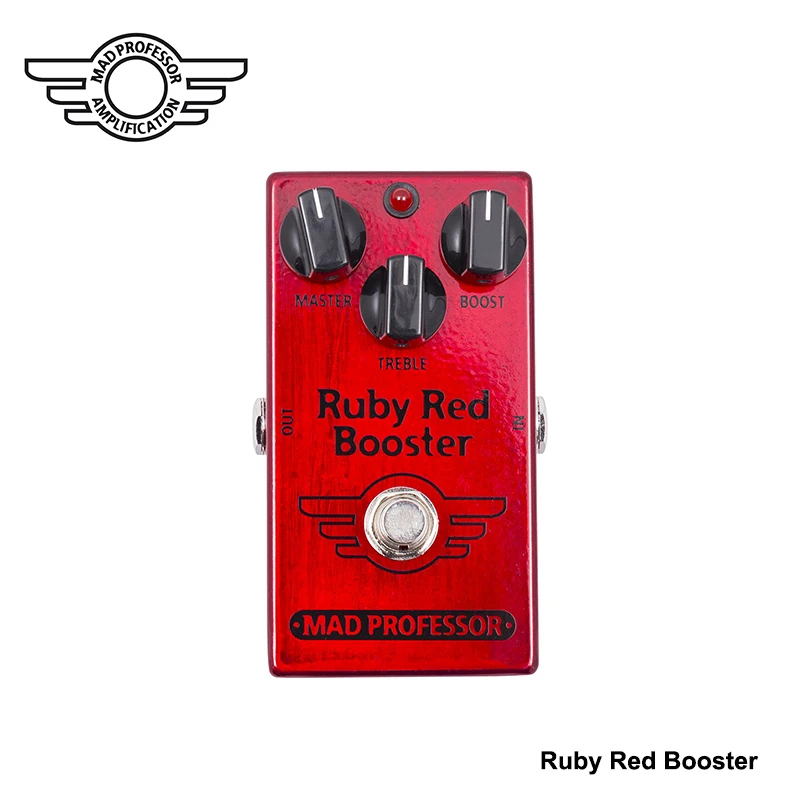 Mad Professor Ruby Red Booster EQ Effects Electric Guitar Pedal Guitar Accessories